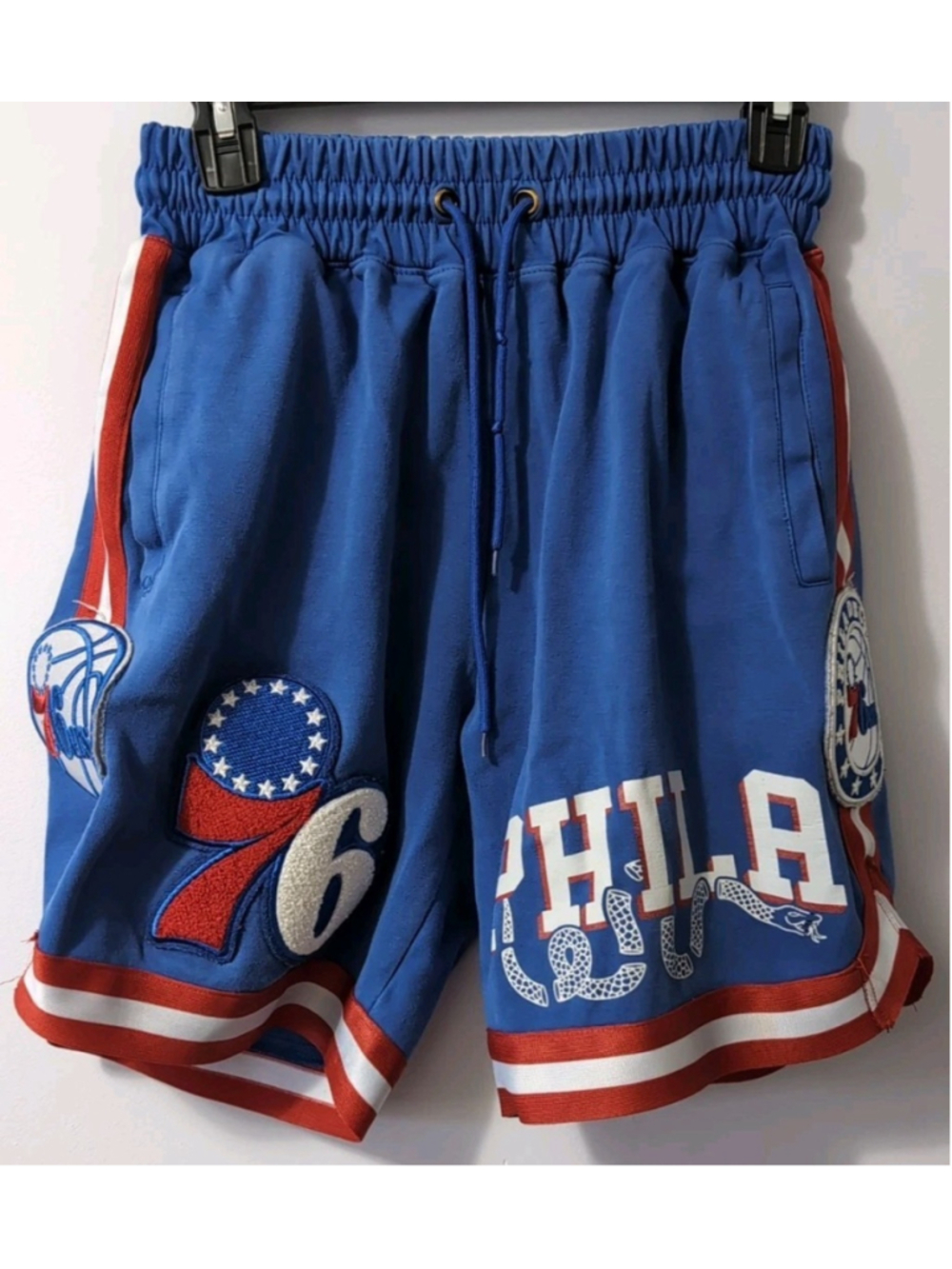 Pro Standard Philadelphia 76ers Men's Basketball Shorts Small Blue